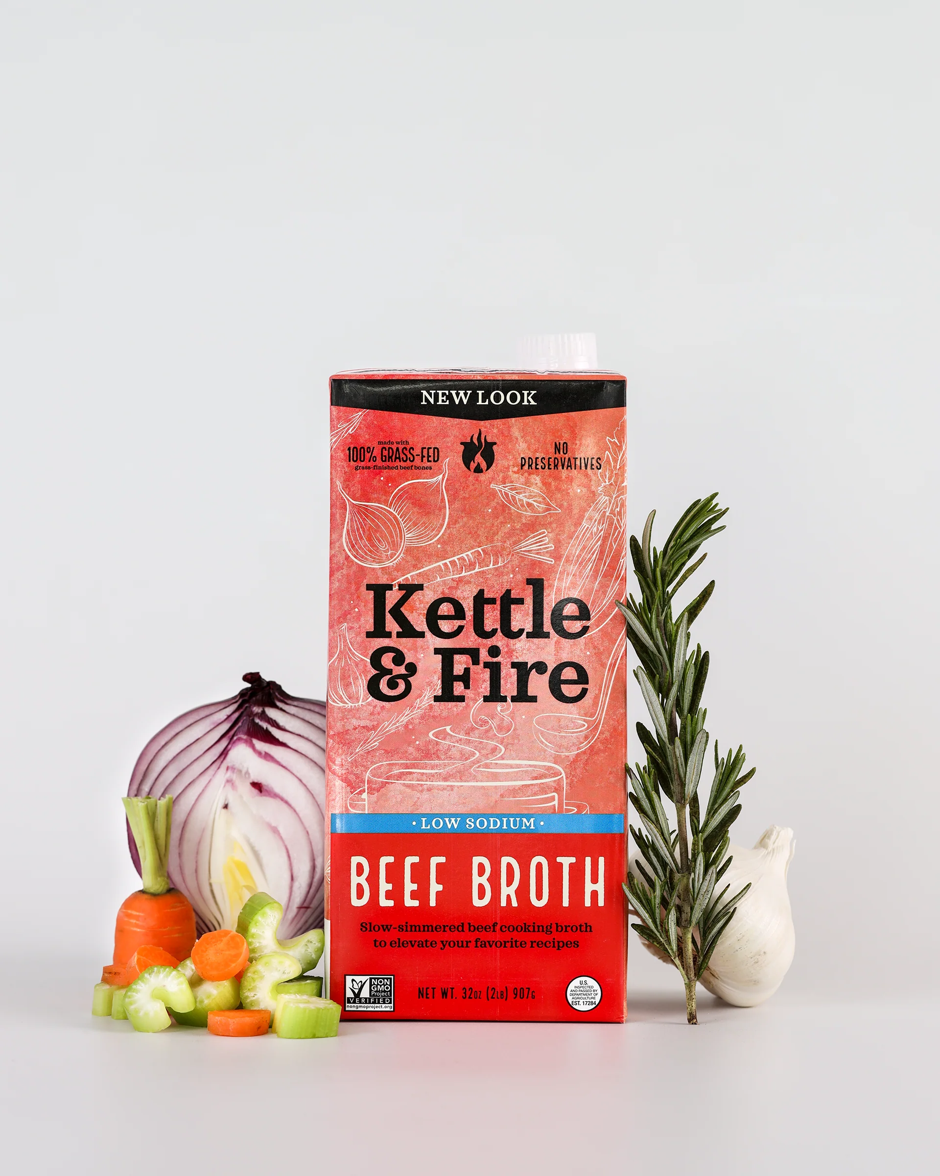 4 Pack: Beef Low Sodium Cooking Broth 32oz - Image 4