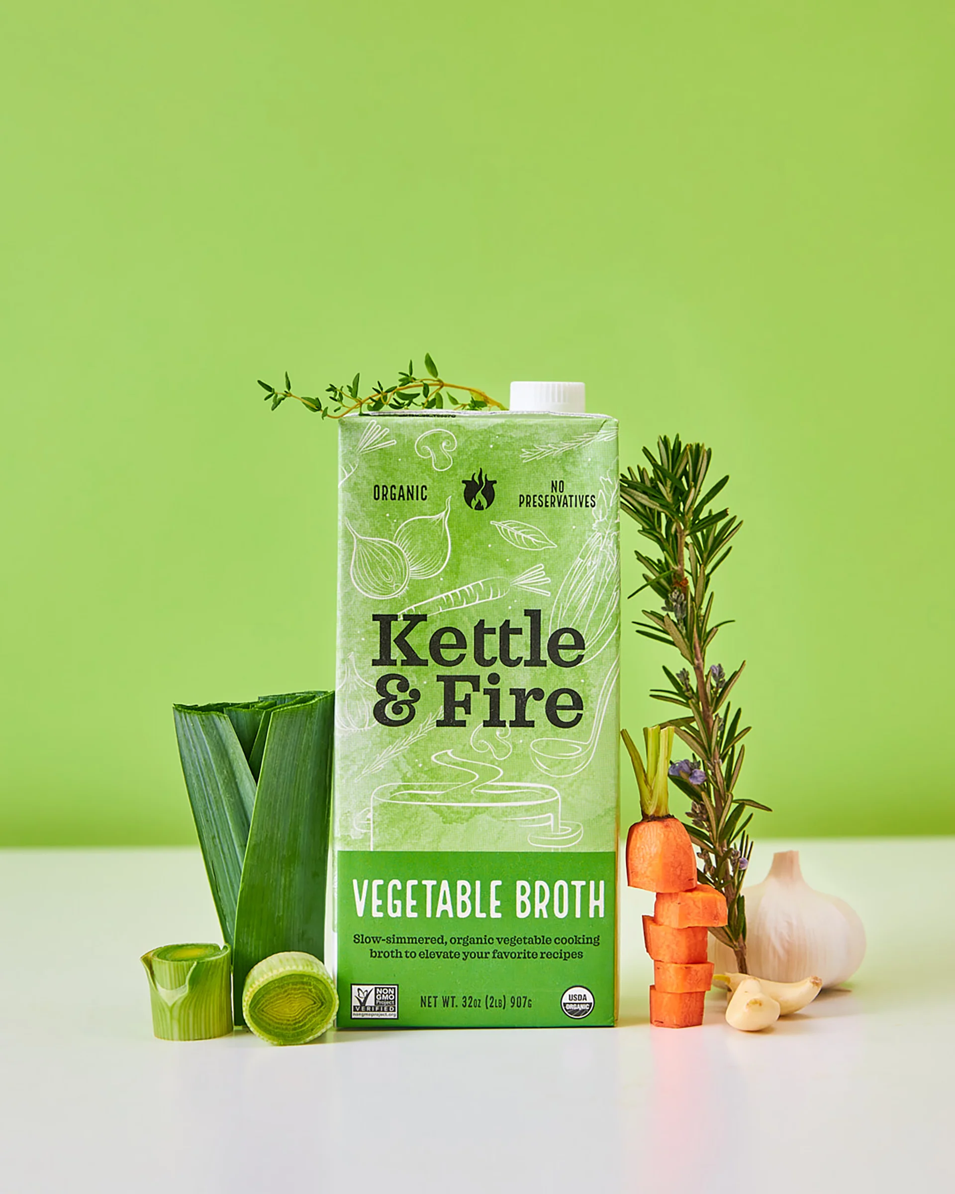 4 Pack: Vegetable Broth - 32oz - Image 4