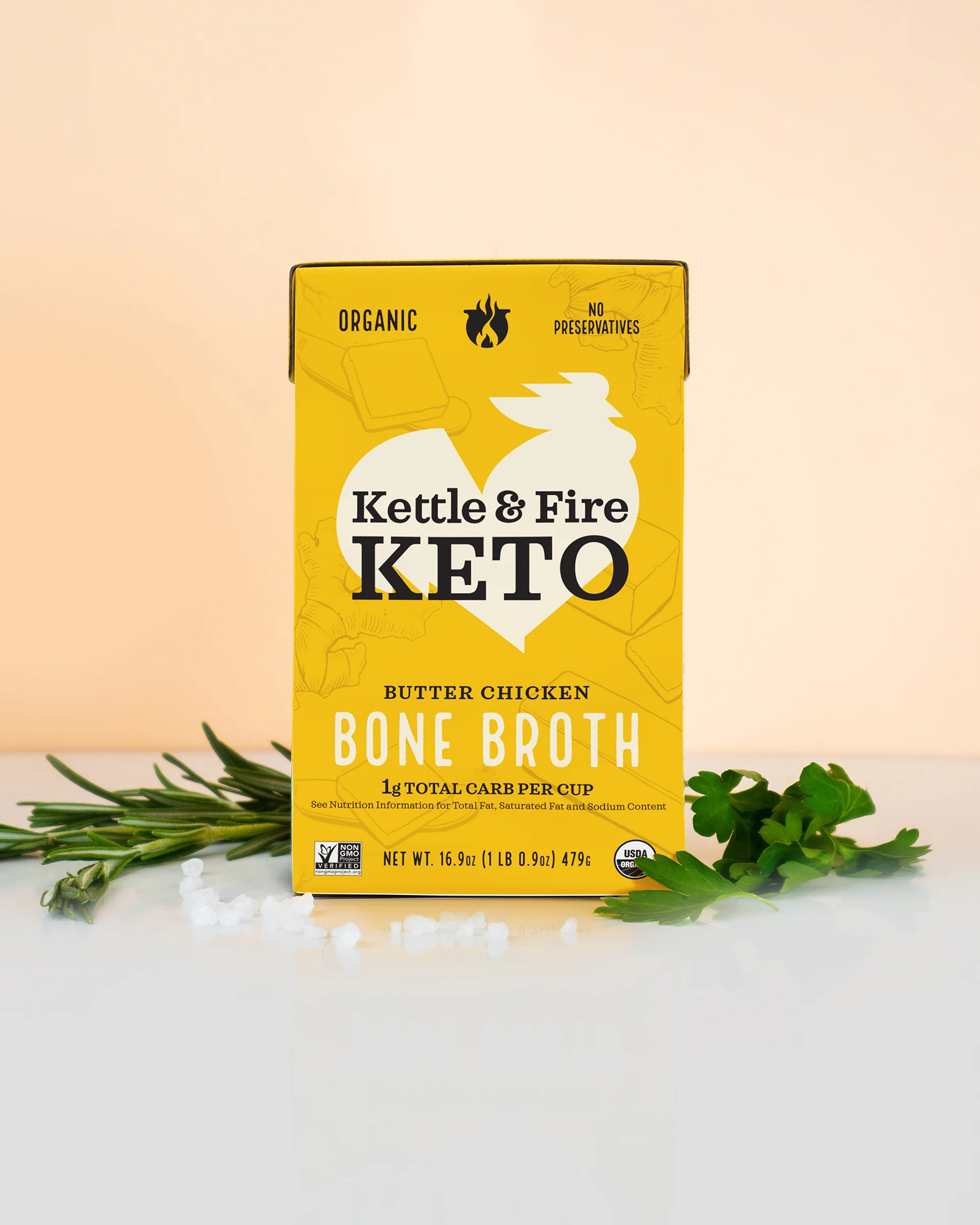 Butter Chicken Keto Broth - 16.9 oz - Image 4