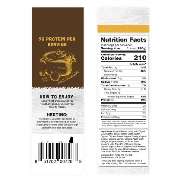 Butternut Squash Soup Made With Bone Broth - Image 4