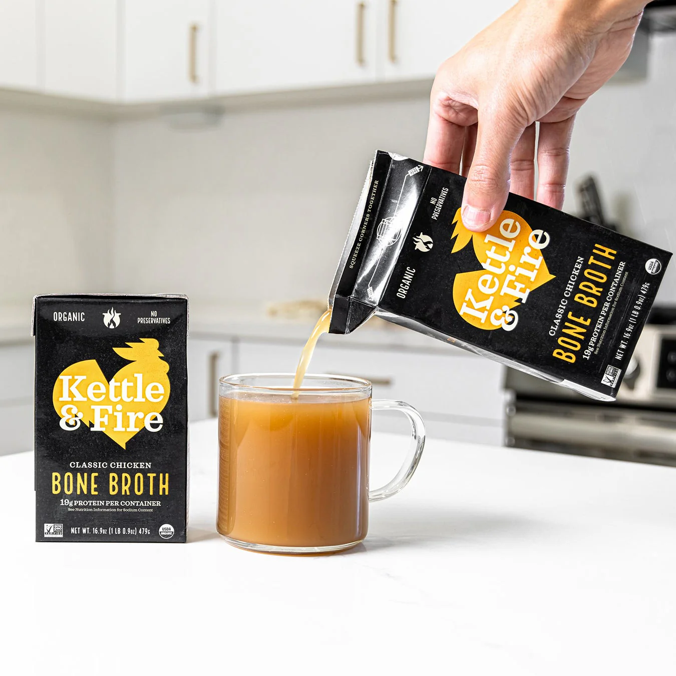 Chicken Bone Broth - 16.9 oz - Image 5