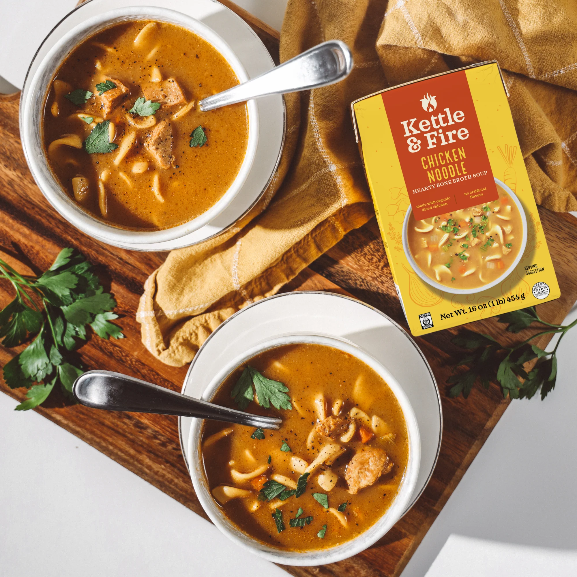 Chicken Noodle Hearty Soup - Image 5