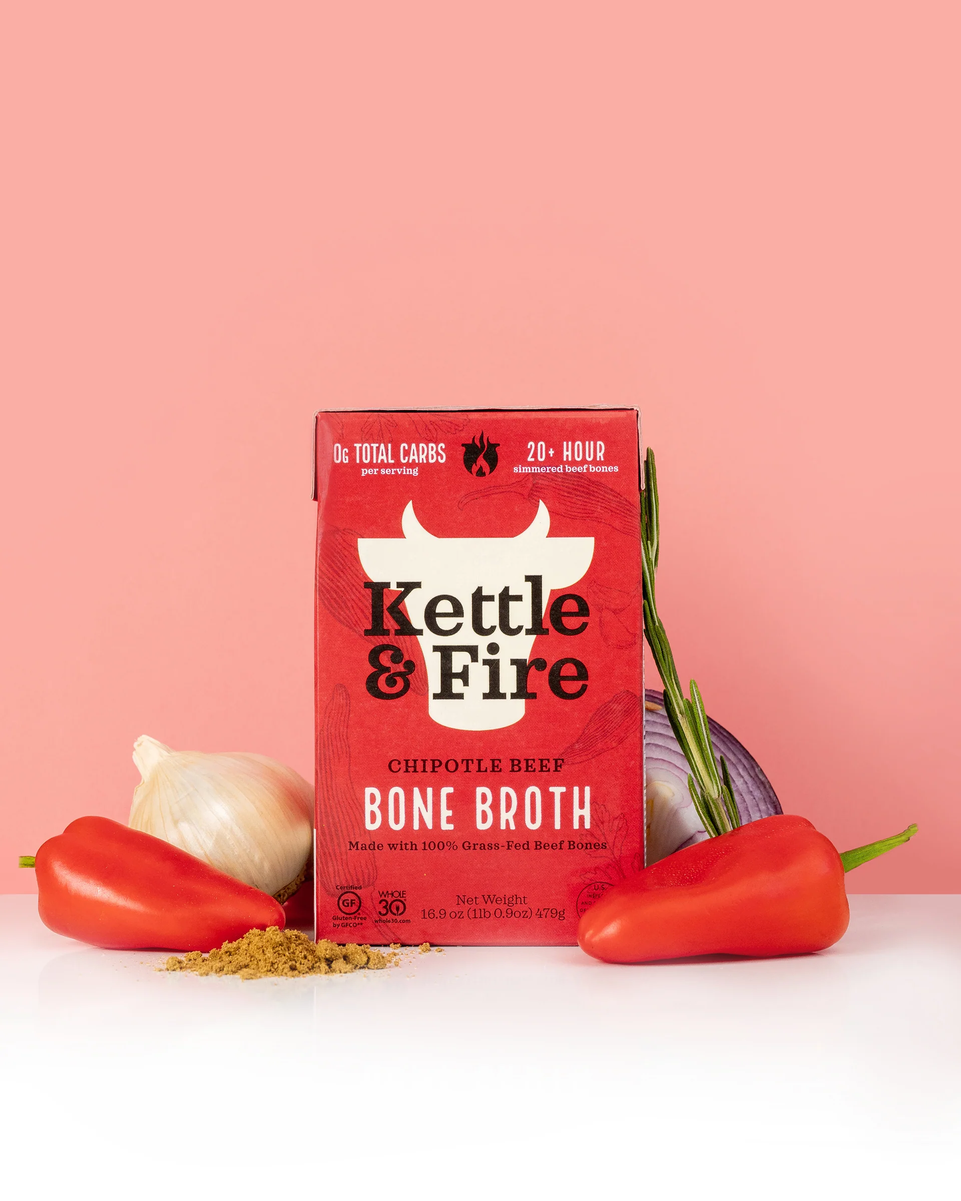 Chipotle Beef Bone Broth - 16.9 oz - Image 4