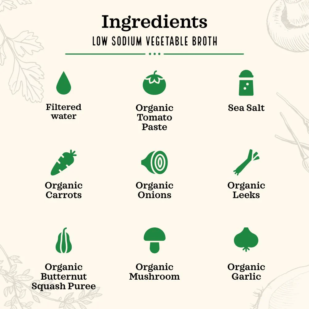 Low Sodium Vegetable Cooking Broth 32oz - Image 4