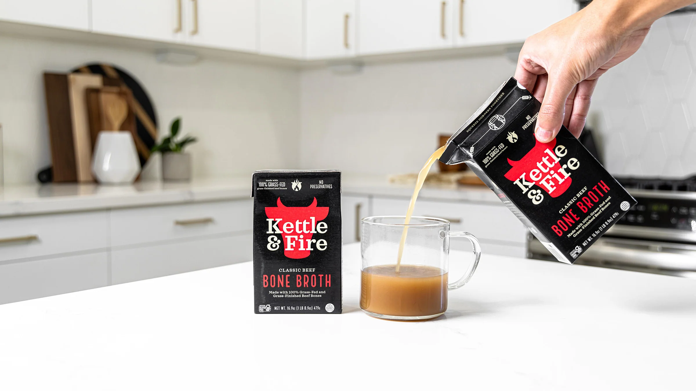 100% Grass-fed Beef Bone Broth - 16.9 oz - Image 5