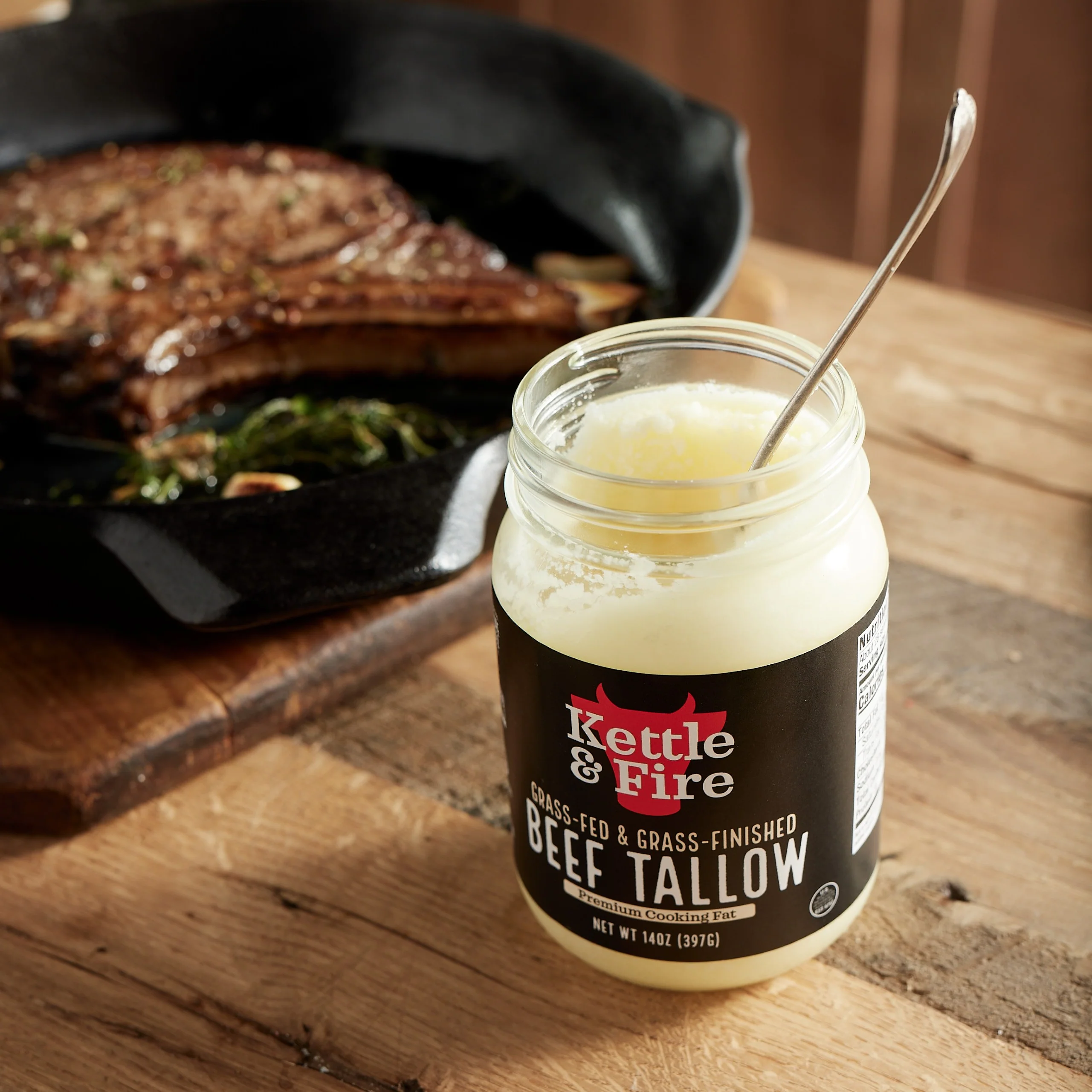 100% Grass-Fed & Finished Beef Tallow - 14 oz - Image 5