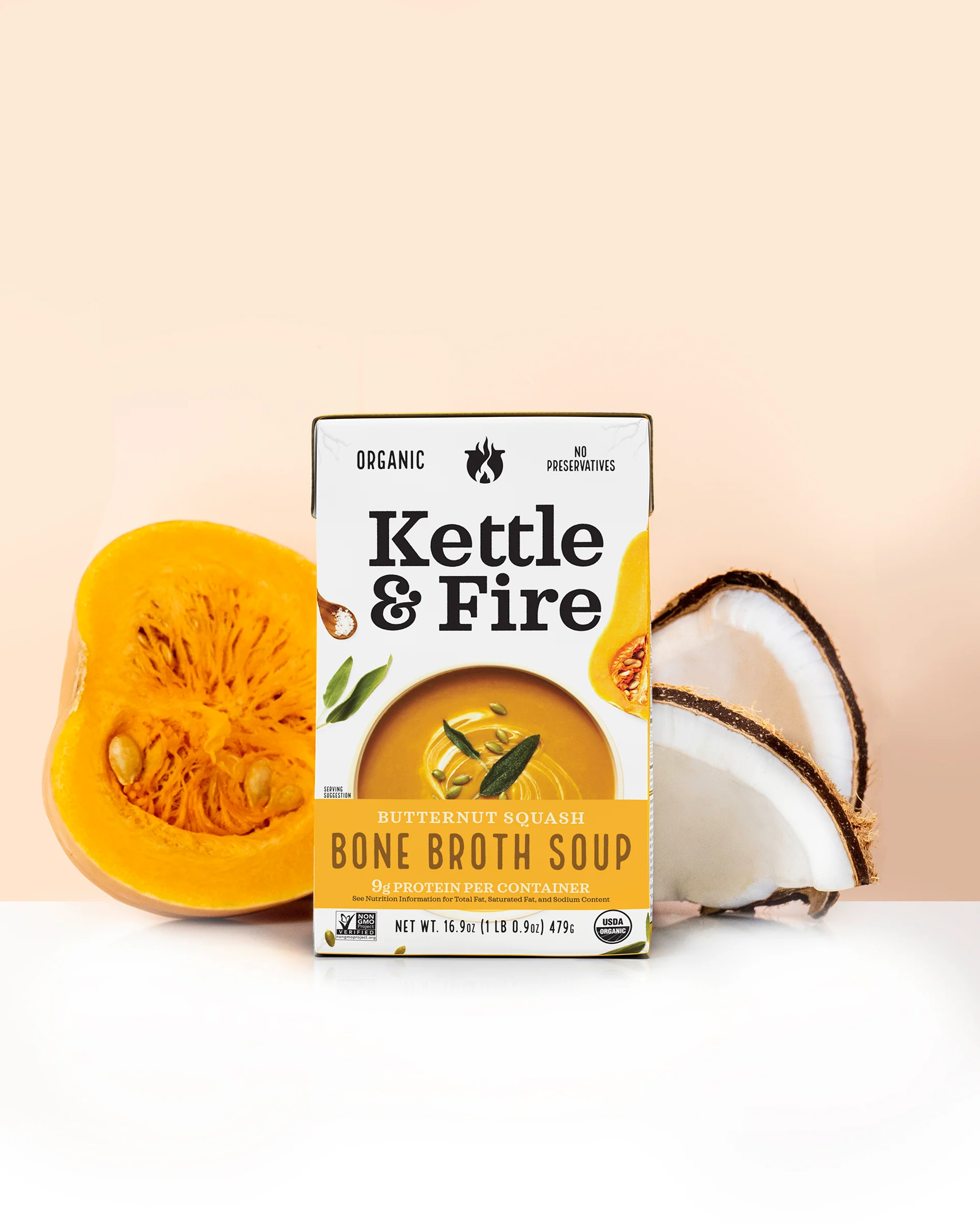 Butternut Squash Soup (Made With Bone Broth) - 16.9 oz - Image 4