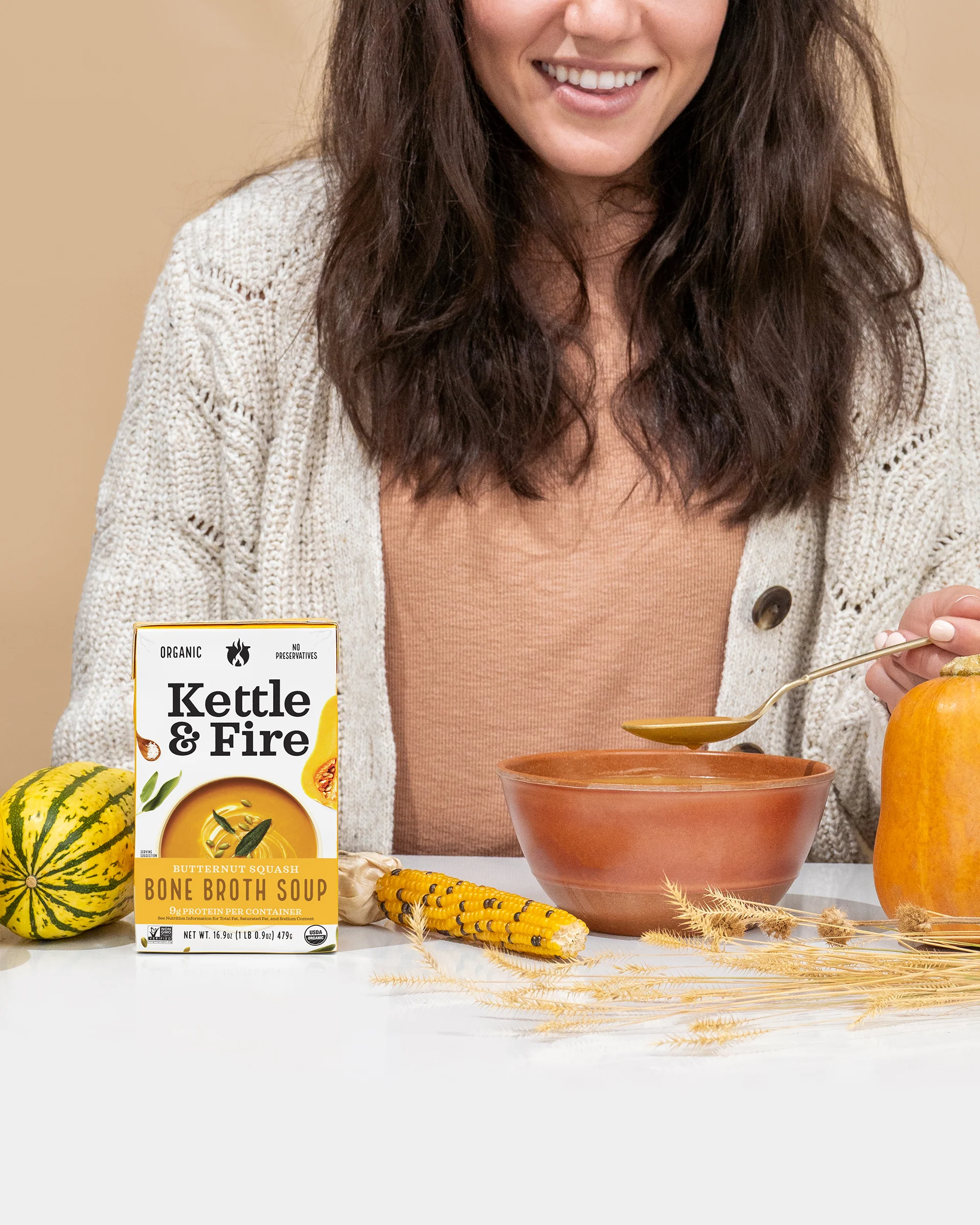 Butternut Squash Soup (Made With Bone Broth) - 16.9 oz - Image 5