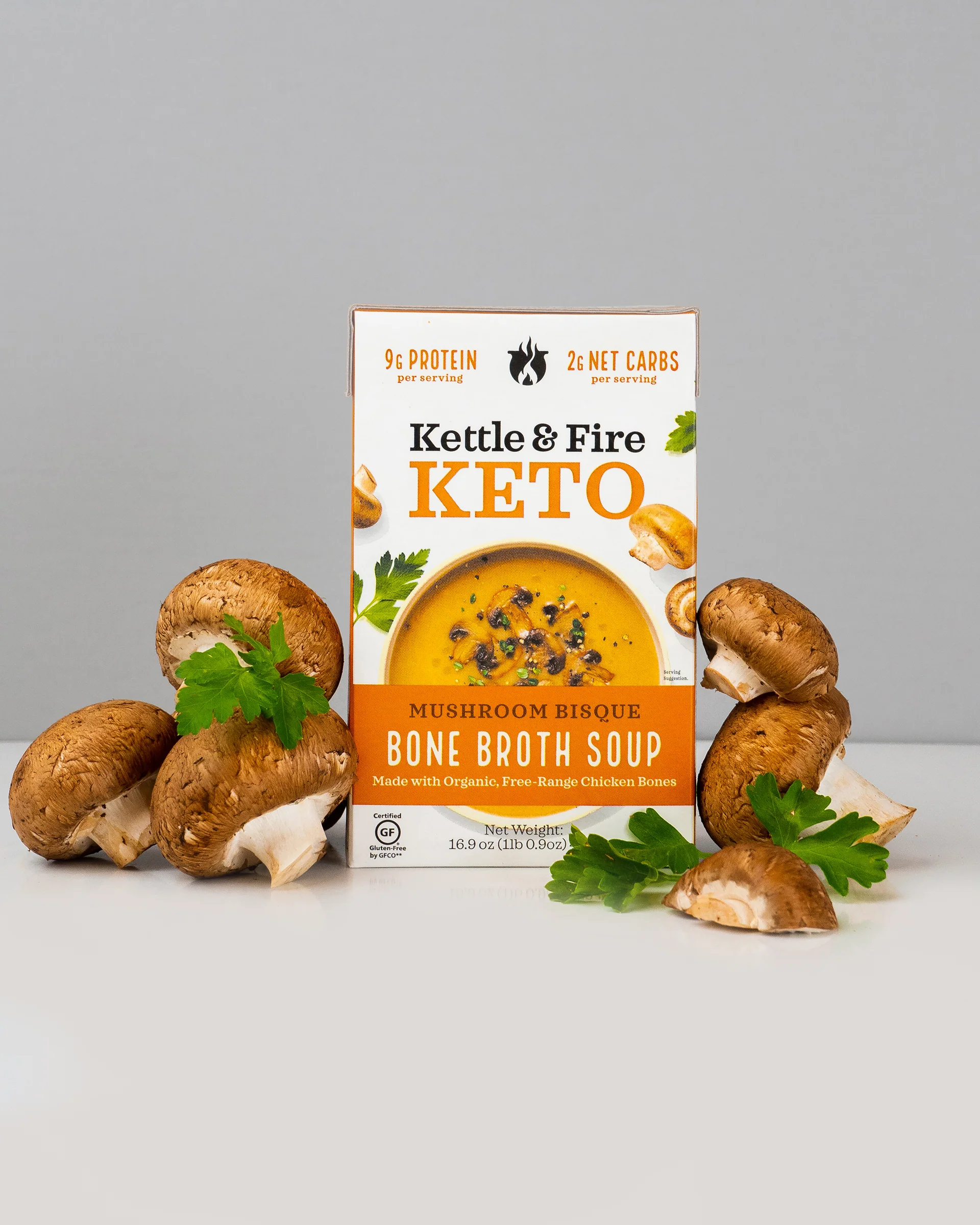 Mushroom Bisque Keto Soup - 16.9 oz - Image 4