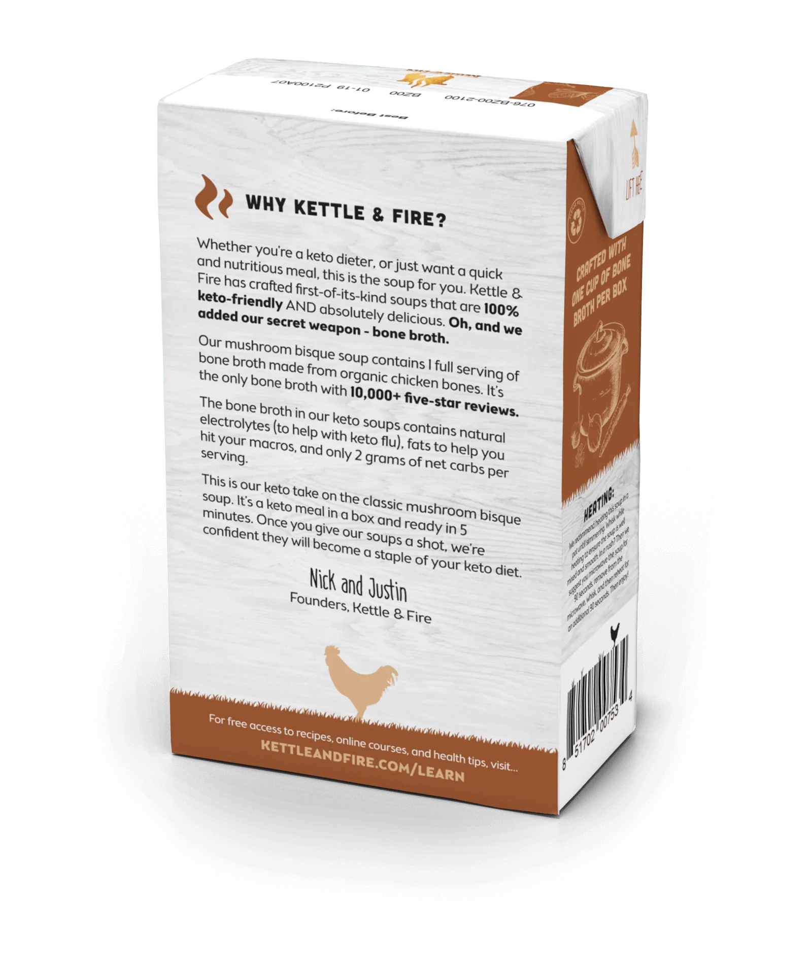 Mushroom Bisque Keto Soup - Image 3