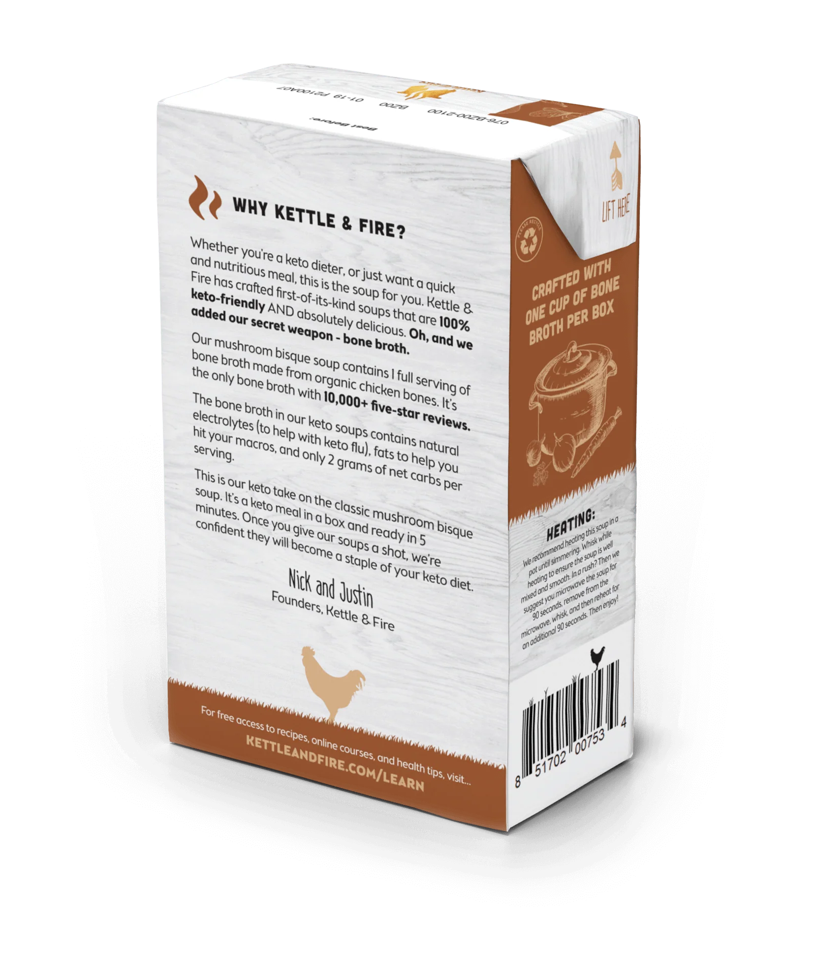 Mushroom Bisque Keto Soup - Image 4