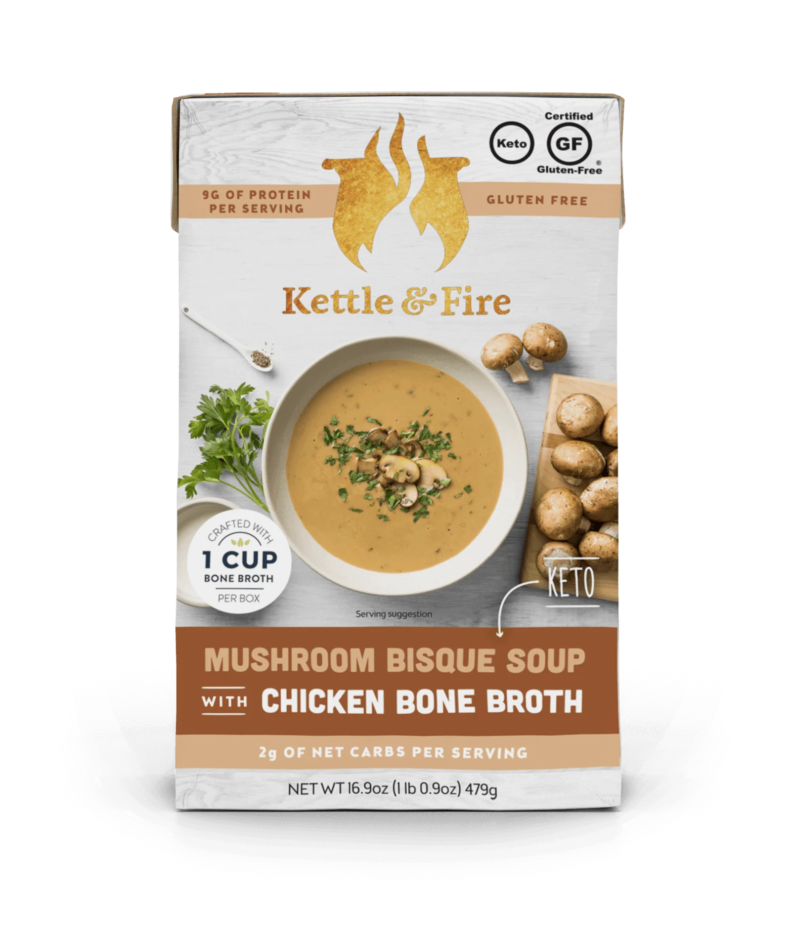 Mushroom Bisque Keto Soup - Image 5