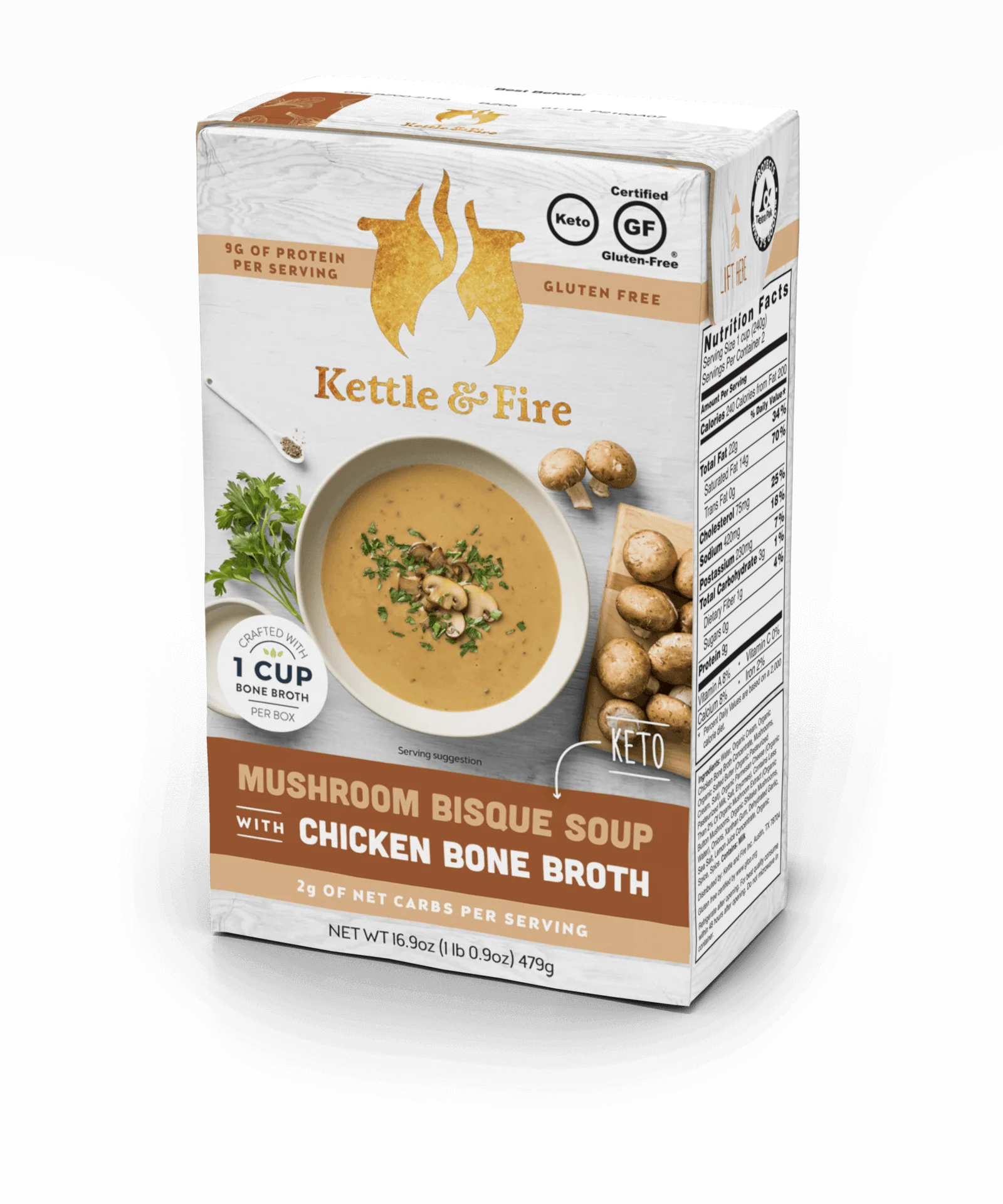 Mushroom Bisque Keto Soup - Image 6