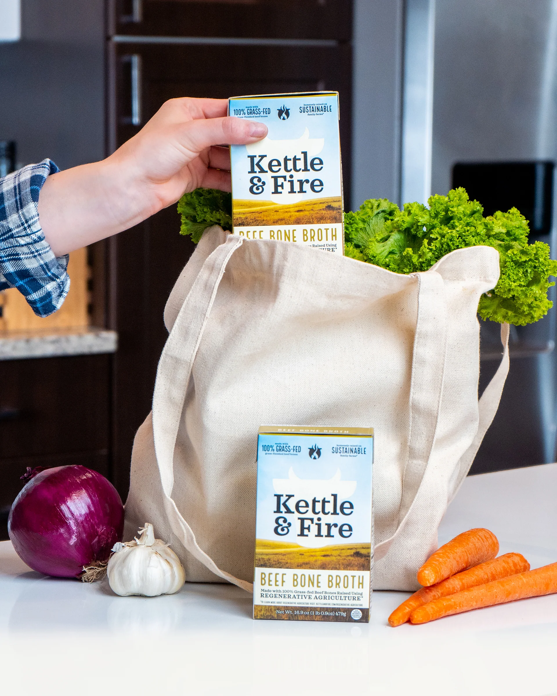 Regenerative Beef Bone Broth - 16.9 oz - Image 5